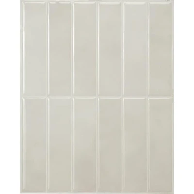 Imagen de SMART TILES Loseta en muro para despegar y pegar, 5 hojas de 11.4 x 9 pulgadas, adhesivo 3D pegar azulejos cocina, baño, pared