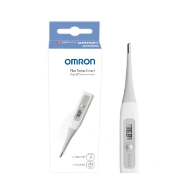 Imagen de OMRON Eco Temp Basic Termómetro digital para uso oral, axilar y rectal Lecturas precisas, fácil de limpiar resistente al agua. Ideal adultos, niños bebés