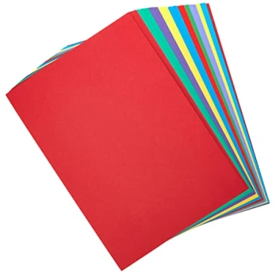 Imagen de House of Card &amp; Paper A5 Tarjeta de papel (220 g/m²) Assorted Colours (Pack 50 Sheets)