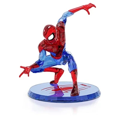 Imagen de Swarovski Figura Decorativa de Spider Man, Cristales Tallados, Colección Marvel