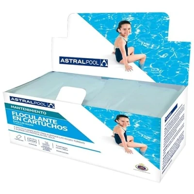 Imagen de Floculante sólido en saquitos AstralPool Contiene 8 con Tableta de 125 g.
