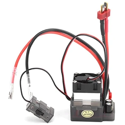 Imagen de RC cepillado ESC, bidireccional ESC 320A cepillo con ventilador de refrigeración freno para modelo barco