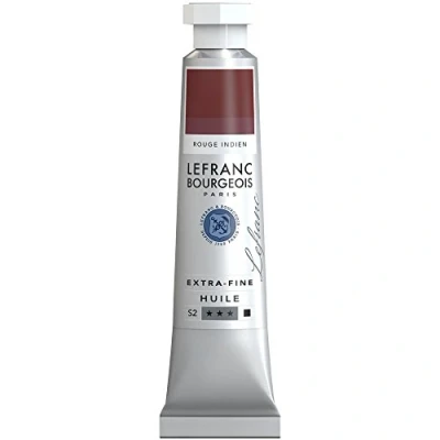 Imagen de Lefranc Bourgeois Óleo Extra Fino 20ml Tubo de pintura, Rojo Indio