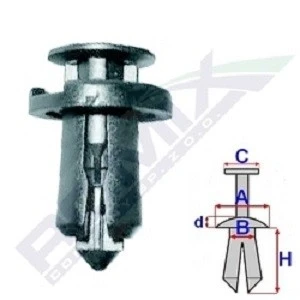 Imagen de ROMIX B22089 Clip, listón HONDA: Accord 7 Tourer