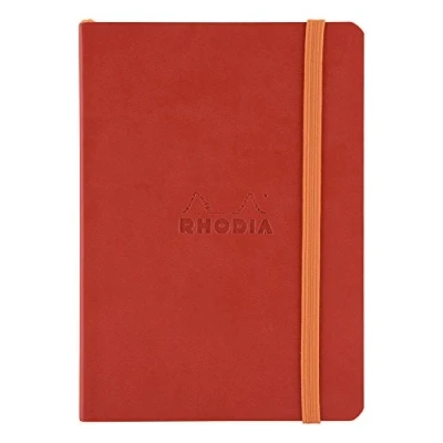 Imagen de Rhodia Rhodiarama Cuaderno de notas, tamaño A6, color rojo