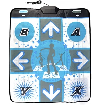 Imagen de OSTENT Alfombrilla antideslizante Dancing Revolution Mat Compatible para Nintendo Wii GameCube NGC DDR Games