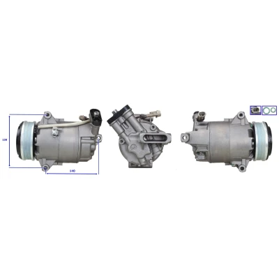 Imagen de LUCAS ACP346 Compresor de Aire Acondicionado PAG 46 R 134 a con juntas OPEL: Zafira B, Astra H Hatchback, G CC
