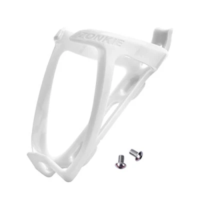 Imagen de Portabidón de Bicicleta, Jaulas Botellas Soporte plástico para Carreteras, Bicicletas montaña (Blanco)