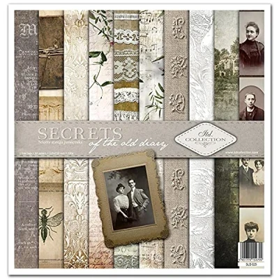 Imagen de ITD Collection Paquete de scrapbooking 12 x pulgadas, papel scrapbooking, decorativo, decoupage, fabricación tarjetas, tamaño 310 320 mm (SLS 025 HS code 48025890)