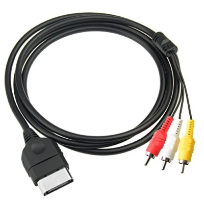 Imagen de Gam3Gear Cable AV de Audio y Video Compuesto 1,8 m con Transmisión Rápida Señal, Mejora Claridad Imagen Calidad para Microsoft Xbox Gen 1