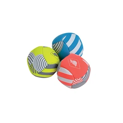 Imagen de Schildkröt Funsports Mini Bolas Divertidas de Neopreno, 3 Pelotas para Patear, Lanzar, Atrapar, Hacer Malabares, Ø 5 cm, Doble Pared, Rellenas Gránulos Plástico, 970145
