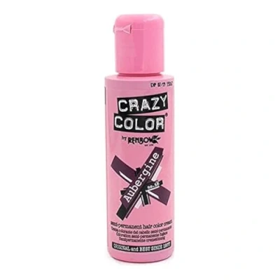 Imagen de Crazy Color Aubergine Nº 50 Crema Colorante del Cabello Semi permanente, Un tamaño (002240)