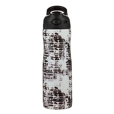 Imagen de Contigo Ashland Chill botella de acero inoxidable con pajilla, 100 % hermética, frío durante 24 horas, aislamiento, térmica para deportes, ciclismo, senderismo, 590 ml