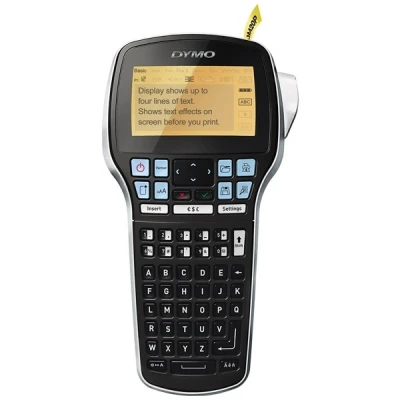Imagen de DYMO LabelManager 420P Impresora de etiquetas (1/4, 3/8, 1/2, 3/4&quot;, Negro, Plata, ABC, AA, Alcalino, Windows Vista, 7, XP Mac OS v10.4)