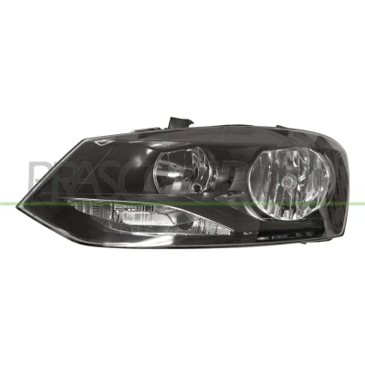 Imagen de PRASCO VG0234924 Faros izquierda H7/H7 negro con servomotor para reg. alcance luces VOLKSWAGEN: Polo V Hatchback