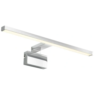 Imagen de Nordlux Aplique para baño LED Marlee, metal, acabado cromado, 50 cm, 3.000K