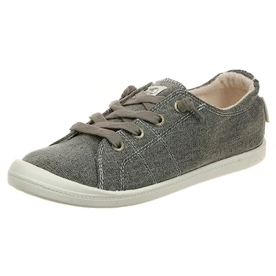 Imagen de Roxy Zapatillas Rory sin cordones para mujer, verde (Oliva/pétalos de pincel.), 37.5 EU