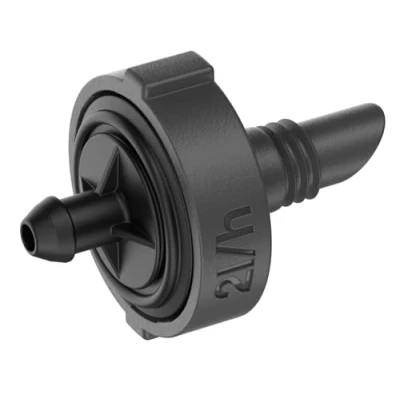 Imagen de Gardena Sistema Micro Drip Gotero Lineal 2 l/h, Regula presión: Final Plantas Individuales con macetas de Diferentes Alturas, evacuación del Agua Constante 0,5 a 4 Bar (13302 20)