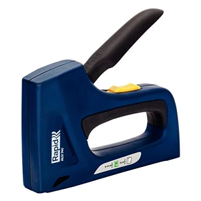 Imagen de Rapid Grapadora Dual Profesional ALU740 para Grapas No. 140 y Clavos 8, Manual con Regulador de Esfuerzo 2 Posiciones, Mango Ergonómico Mecanismo Interno Metálico (25072310)