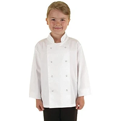 Imagen de Catering aparato superstore B125 chaqueta de chef para niños, color blanco