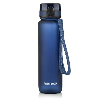 Imagen de meteor Botella Agua sin BPA Tritan Plastico Water Bottle Reutilizable para Niños Juventud y Adultos Deportes Oficina Escuela Gimnasio Ciclismo Correr Picnic