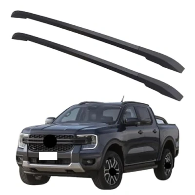 Imagen de Baca Coche para Ford Ranger 2023, Portaequipajes De Aleación Aluminio Barra Barras Techo Accesorios