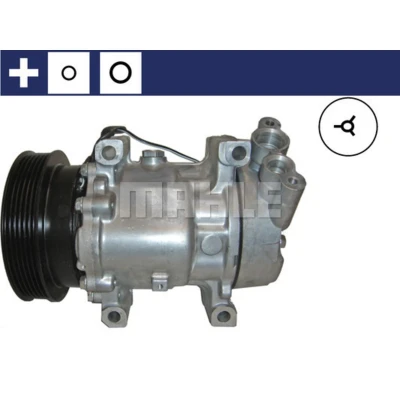 Imagen de MAHLE ORIGINAL ACP 31 000S Compresor de Aire Acondicionado SD6V12 12 PAG 46 R 134 a con junta anular RENAULT: CLIO 2, MEGANE 1 Classic, Kangoo I