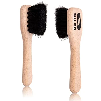 Imagen de SULPO Cepillo de Limpieza Piezas Cepillos Crema Juego cerdas Suaves para pulir 2 Color Negro