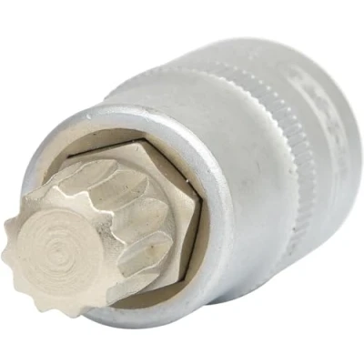 Imagen de KS TOOLS 911.1345 E Piezas insertables de llave cubo DIN3120, ISO1174 M14 Acero cromo vanadio dentado interior, exterior moleteado
