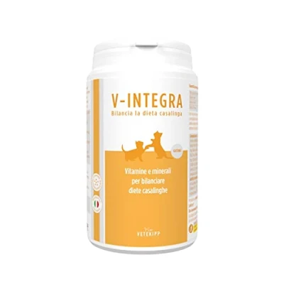 Imagen de V INTEGRA Gatito Suplemento Completo Rico en vitaminas y minerales para la Dieta casera del 200g Made in Italy