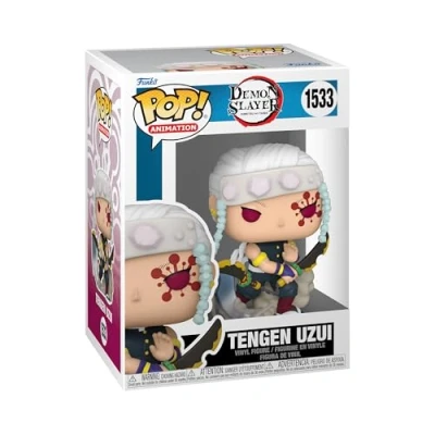 Imagen de Funko Pop! Animation: Demon Slayer Tengen Uzui 1/6 Odds For Rare Chase Variant Metallic Guardianes de la Noche Figura Vinilo Coleccionable Idea Regalo Mercancia Oficial