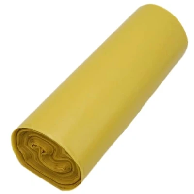 Imagen de SKIR&#039;CO 10 bolsas de basura 60 litros, amarillas, x 72 cm, color amarillo