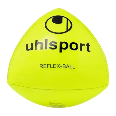 Imagen de uhlsport Reflex Ball balón de fútbol, Jóvenes y Adultos, Amarillo Fluo/Negro, Einheitgröße