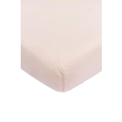 Imagen de Sábana Bajera Meyco Baby Uni para la Cuna (sábana Jersey Suave, Transpirable, Dimensiones: 70 x 140 cm, Accesorios bebés, Rosa Suave