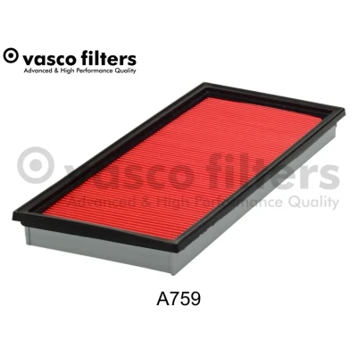 Imagen de DAVID VASCO A759 Filtro de aire 34 168 372 rectangular Cartucho filtrante con bordes reforzados SUBARU: Impreza II Berlina, Outback