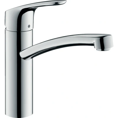 Imagen de Hansgrohe 31806800 Focus grifo de cocina con caño giratorio 360º, acero inoxidable