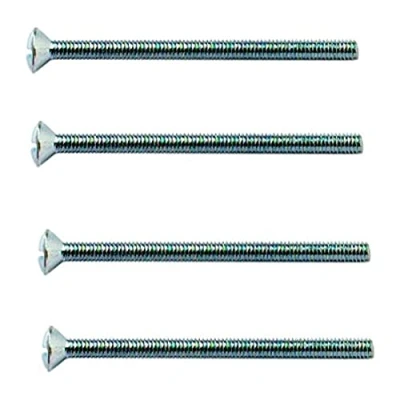 Imagen de Merriway BH03664 m 3,5 x 50 mm chapado en Zinc tornillo para enchufes