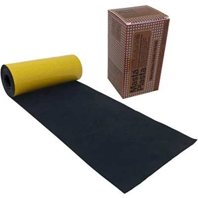Imagen de MastaPlasta Reparador Autoadhesivo ANTE NEGRO 150 x 10 cm. Arregle los desgarros de su sofá, asientos automóvil, chaquetas y más