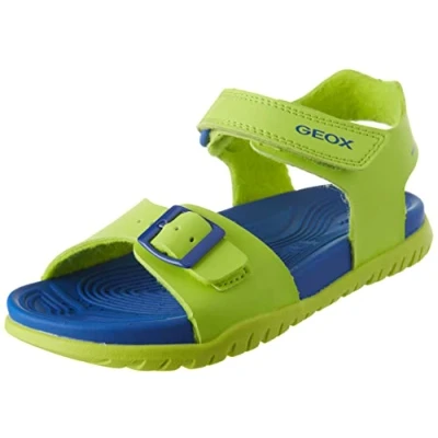 Imagen de Geox J Sandal Fommiex Boy, Sandalia Niños, Lime Royal, 24 EU