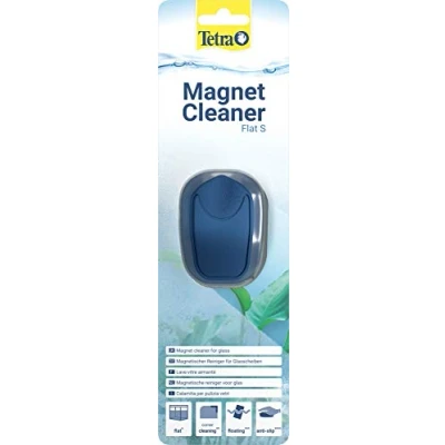 Imagen de Tetra Magnet Cleaner Flat S Limpialunas magnético, para una Limpieza rápida y a Fondo de Las Lunas los acuarios