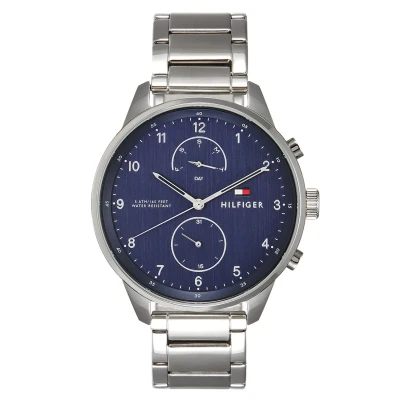 Imagen de Tommy Hilfiger Chase Reloj silvercoloured/blue, Hombre, Talla: One Size, Silver coloured/blue