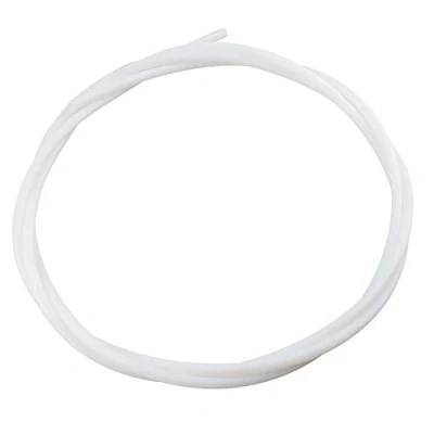 Imagen de HALJIA 2 metros PTFE Teflon Bowden tubo 4.0 mm ID 6.0 OD para 3 Filamento Compatible con 3d Impresora Reprap Rostock kosselr (color blanco)