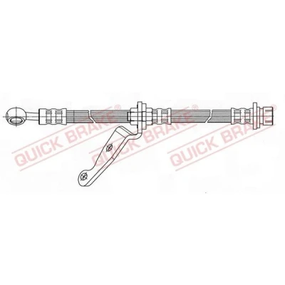 Imagen de Tubo de freno QUICK BRAKE 59.901, Izquierda