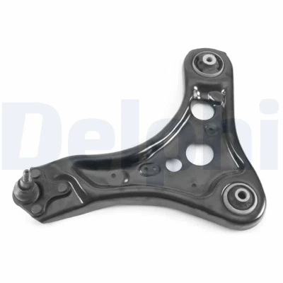 Imagen de DELPHI TC4474 Barra oscilante, suspensión de ruedas con rótula suspensión/carga Eje delantero, derecha Brazo oscilante transversal Chapa acero
