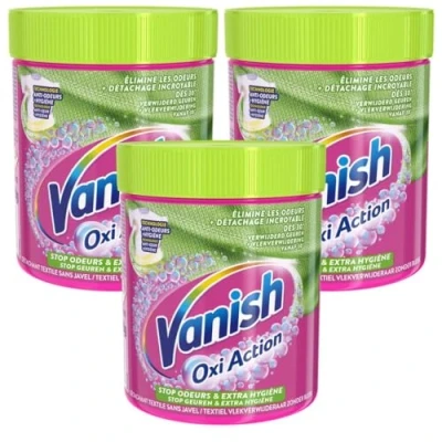 Imagen de Vanish Detachant Textile Powder Stop Olders Lote de 2 tarros 470 g
