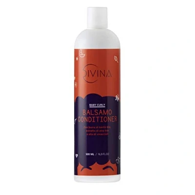 Imagen de acondicionador Baby Curly, para niños con pelo afro y rizado manteca de karité, aloe, aceite semilla uva (500 ml)