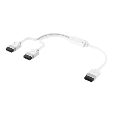 Imagen de Corsair iCUE LINK Cable en Y (600 mm, recto), color blanco