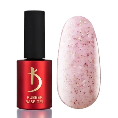 Imagen de Kodi Professional Esmalte Semipermanente Polvo Rosa Soufflé Esmaltes Semipermanentes para Uñas 7ml Rubber Base Gel Powder Coat UV LED