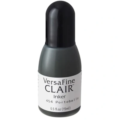 Imagen de Tsukineko Tinta VERSAFINE CLAIR Color Marrón Portobello recarga 15ml. Bote cánula, 15 ml