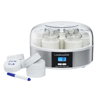 Imagen de LAGRANGE 439101 Yogurtera, 7 envases Fabricante de Yogur marrón